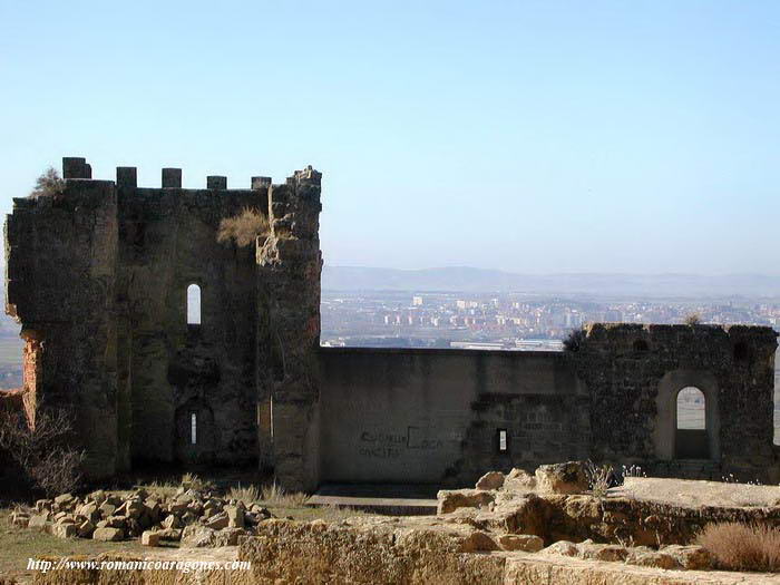 VISTA DE HUESCA, SOBRE LA MURALLA SUROESTE